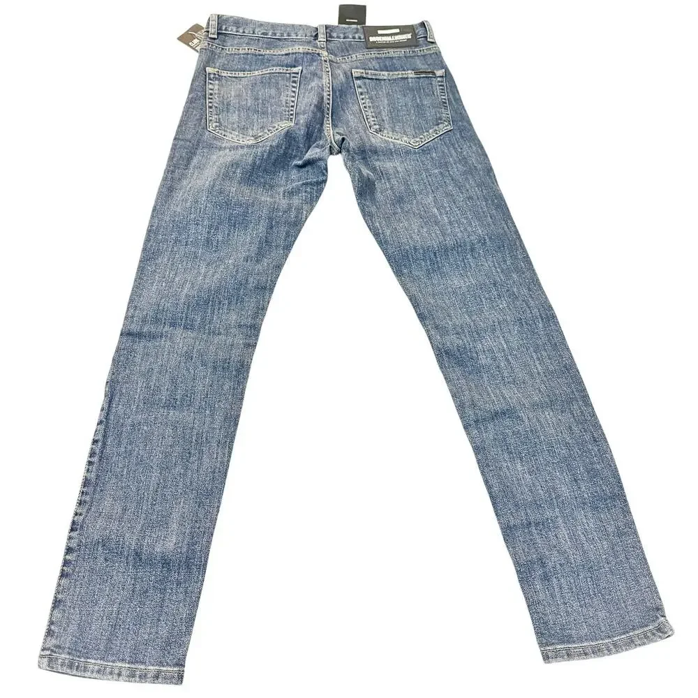 Dr. Denim Clark Button Fly Slim Fit Dark Wash Denim Jeans Size 29 NWT - Picture 3 of 8
